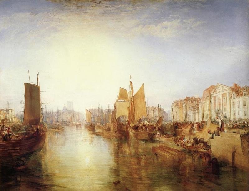 Joseph Mallord William Turner The harbor of dieppe